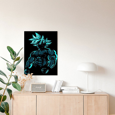 لوحة كانفاس على إطار خشبي بتصميم القدرة الخارقة لج...