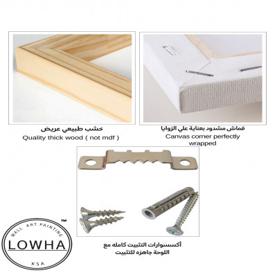 لوحة كانفاس على إطار خشبي بتصميم أيزين سوسكى أنمي...
