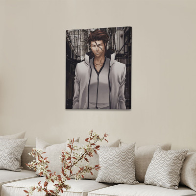 لوحة كانفاس على إطار خشبي بتصميم أيزين سوسكى أنمي...