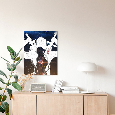 لوحة كانفاس على إطار خشبي بتصميم كيريتو و اسونا أن...