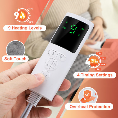 حزام دعم التدفئة الخلفية دعامة الخصر الكهربائية مع...