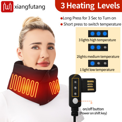 التدفئة الكهربائية الرقبة التفاف الطقس البارد 3 در...