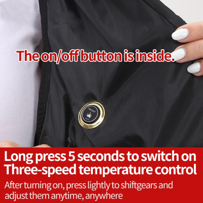 التدفئة سترة الرجال النساء سترة دافئة 3 مستويات در...