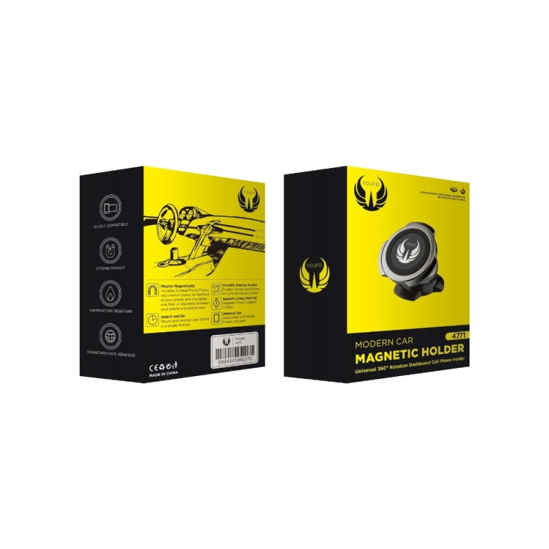 حامل جوال المغناطيسي ثبات مطلق ودوران 360 درجة من...