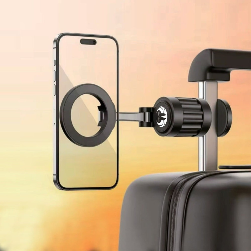 حامل الهاتف المغناطيسي للسفر دوران 360 درجة وتثبيت...
