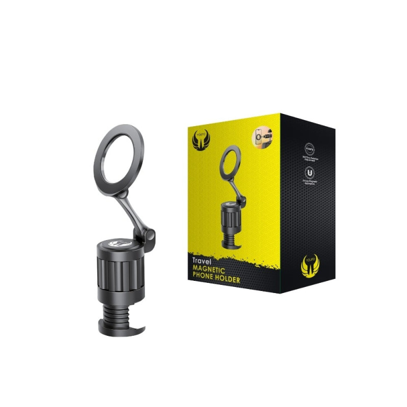 حامل الهاتف المغناطيسي للسفر دوران 360 درجة وتثبيت...
