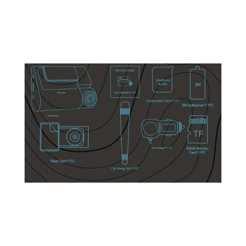 داش كام رويال فالكون من فيرتك تصوير مزدوج بدقة 4K...