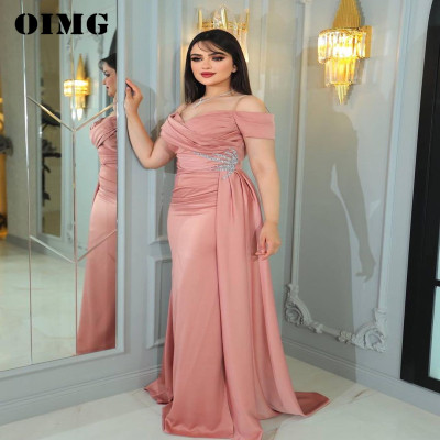 OIMG New Design Customized Prom Dresses Short Slee...