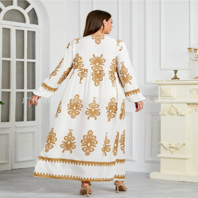 فستان رمضان المبارز الإسلامي للنساء فساتين عباية ع...