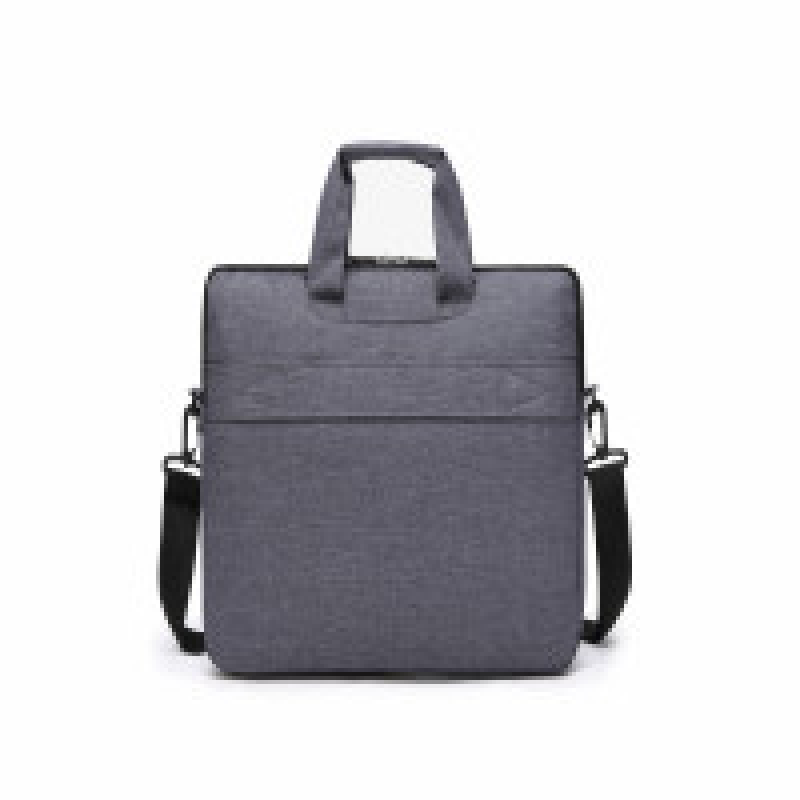 حقيبة لابتوب يــد رمادي 15.6 بوصة خفية معبطانة حما...