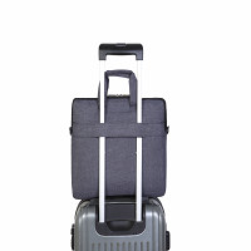 حقيبة لابتوب يــد رمادي 15.6 بوصة خفية معبطانة حما...