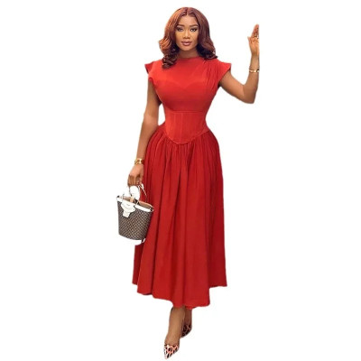 فستان نسائي ميدي ناعم وأنيق