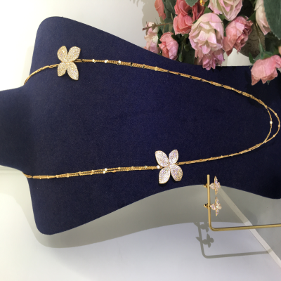 ACCKINGTrendy Fashion2PCS مجموعات المجوهرات الهندي...