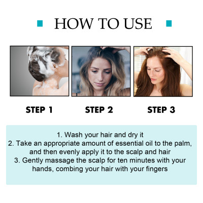 زيت أساسي للشعر المغربي ، مضاد لتساقط الشعر ، مجعد...