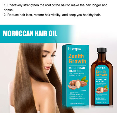 زيت أساسي للشعر المغربي ، مضاد لتساقط الشعر ، مجعد...