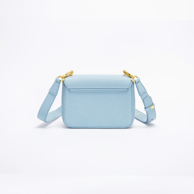 حقيبة كروس معدنية بسيطة للنساء حقيبة كتف عصرية ،