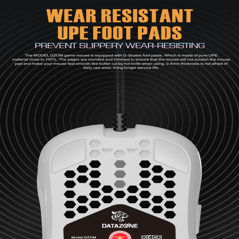 ماوس العاب من داتازون مع منفذ ، تصميم مجوف على شكل...