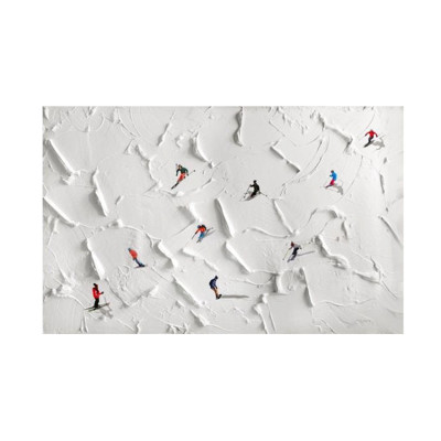 Heavily Thick Acrylic Textured 3D Abstract Oil Pai...