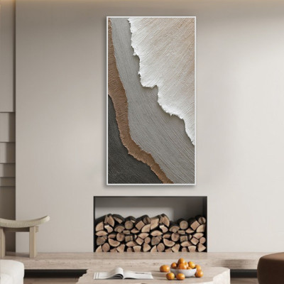 3D Ocean Waves Art Handmade Painting on Canvas Pai...