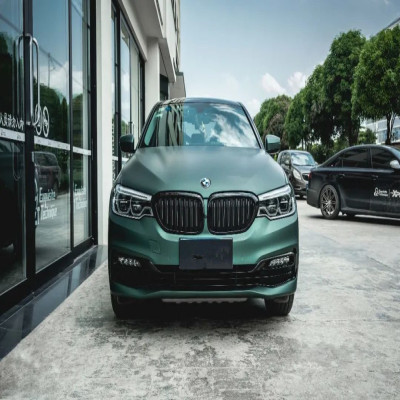 Super matte metallic dark night green Vinyl Wrap F...