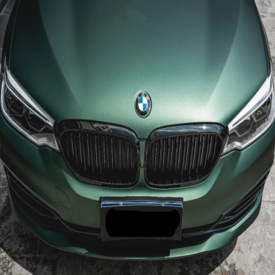 Super matte metallic dark night green Vinyl Wrap F...