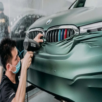 Super matte metallic dark night green Vinyl Wrap F...