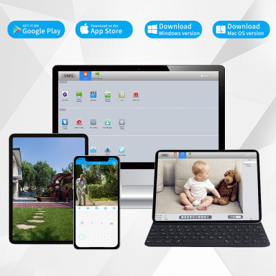 New 4K Security Camera System 8MP Audio Mic CCTV P...