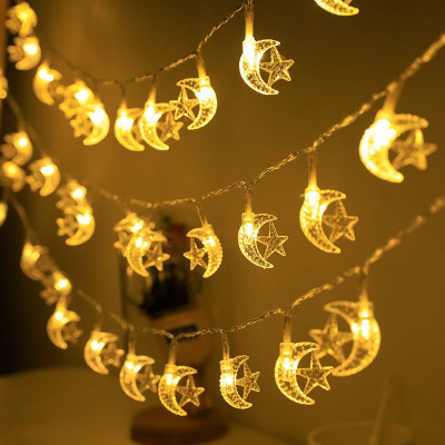 عيد مبارك القمر ستار LED سلسلة ضوء عيد الإسلامية م...