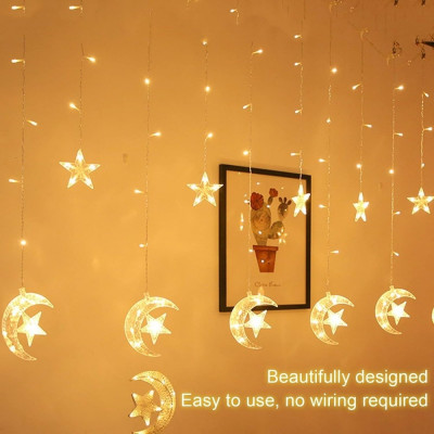1 قطعة 3.5M120LED سلسلة إضاءة LED على شكل نجمة الق...