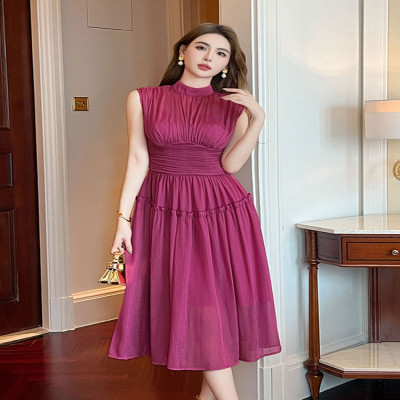 Women's chiffon evening dress