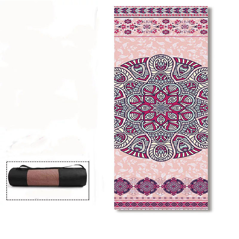 بساط يوغا من مضاد للانزلاق وسميك للغاية بنمط مطبع...