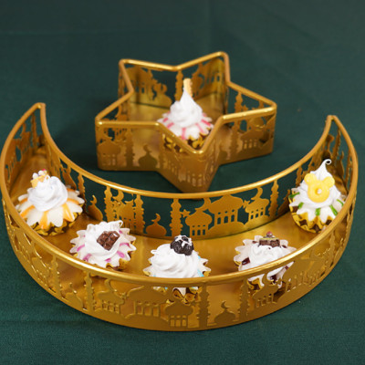 رمضان الديكور صينية الإبداعية نجمة القمر القلعة ال...