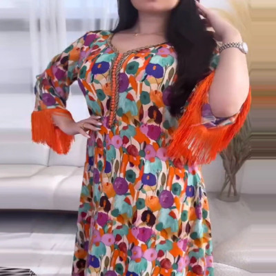 جلابية نسائية رائعة بمقاسات واسعة