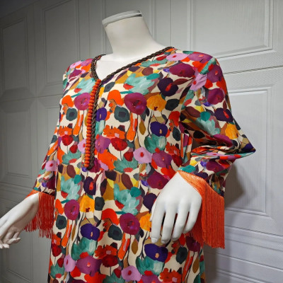 جلابية نسائية رائعة بمقاسات واسعة