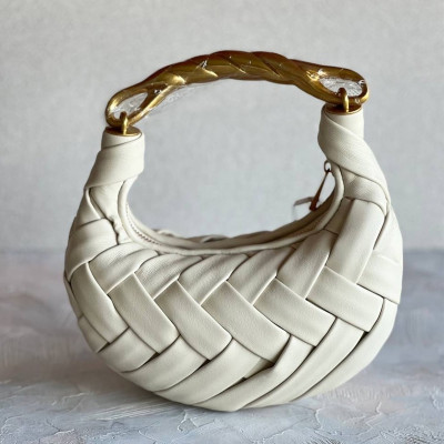 حقائب نصف قمر منسوجة للنساء حقائب يد ومحافظ فاخرة...