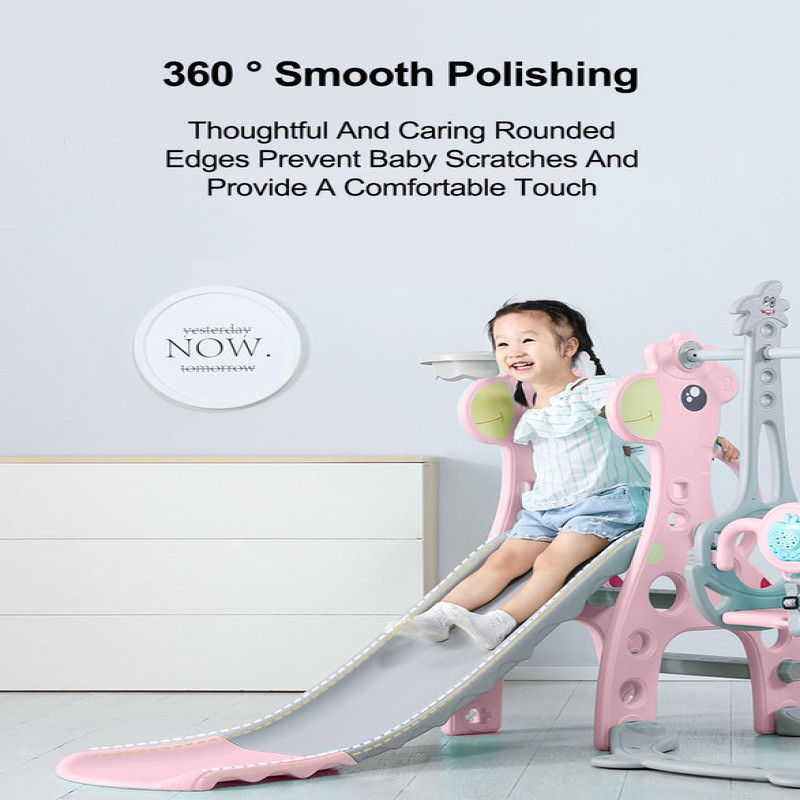 زحليقة علي شكل غزال مع مرجيحة , حلقة كرة سلة و موس...