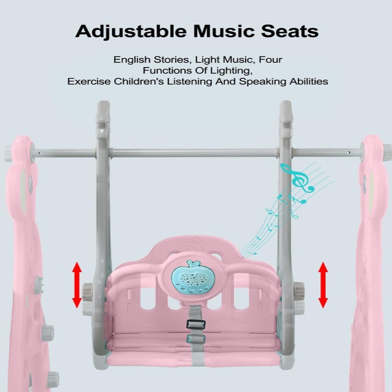 زحليقة علي شكل غزال مع مرجيحة , حلقة كرة سلة و موس...