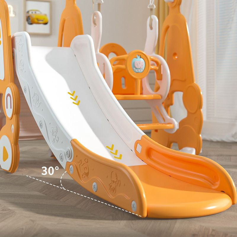 زحليقة علي شكل سيارة مع مرجيحة وحلقة كرة سلة 3*1 ,...