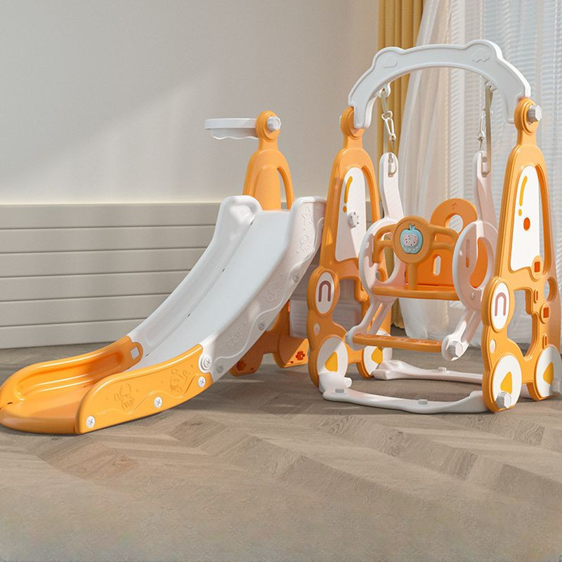 زحليقة علي شكل سيارة مع مرجيحة وحلقة كرة سلة 3*1 ,...