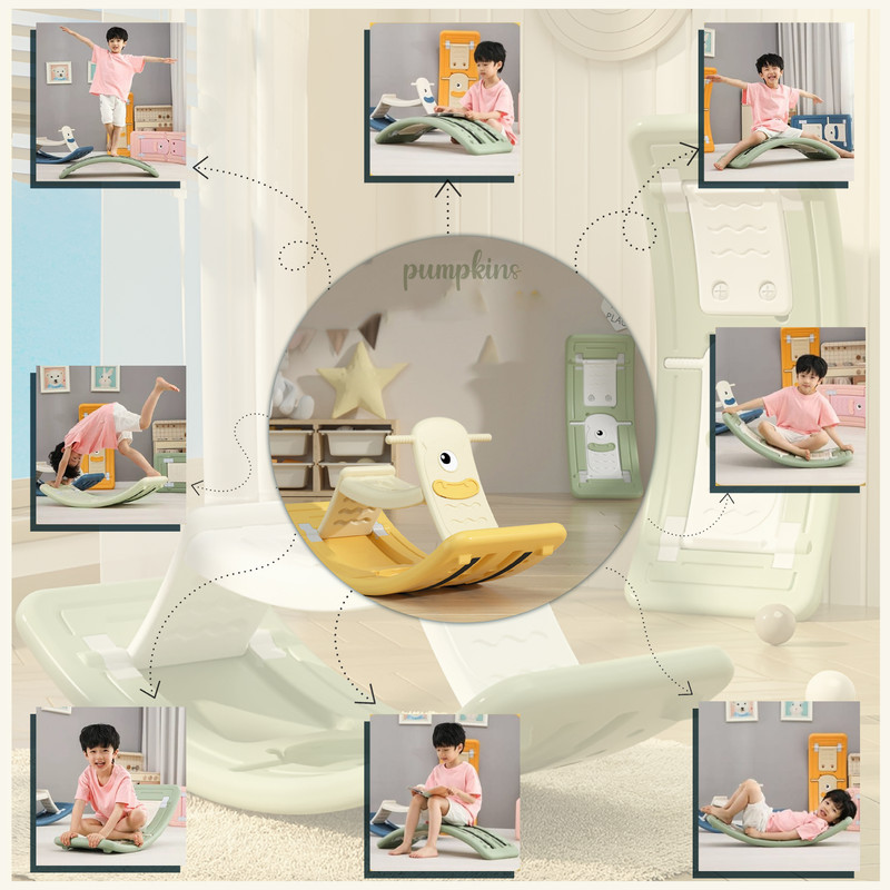 حصان هزاز و لوح هزاز متعدد الوظائف 2 *1