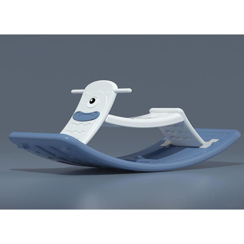 حصان هزاز و لوح هزاز متعدد الوظائف 2 *1 أزرق