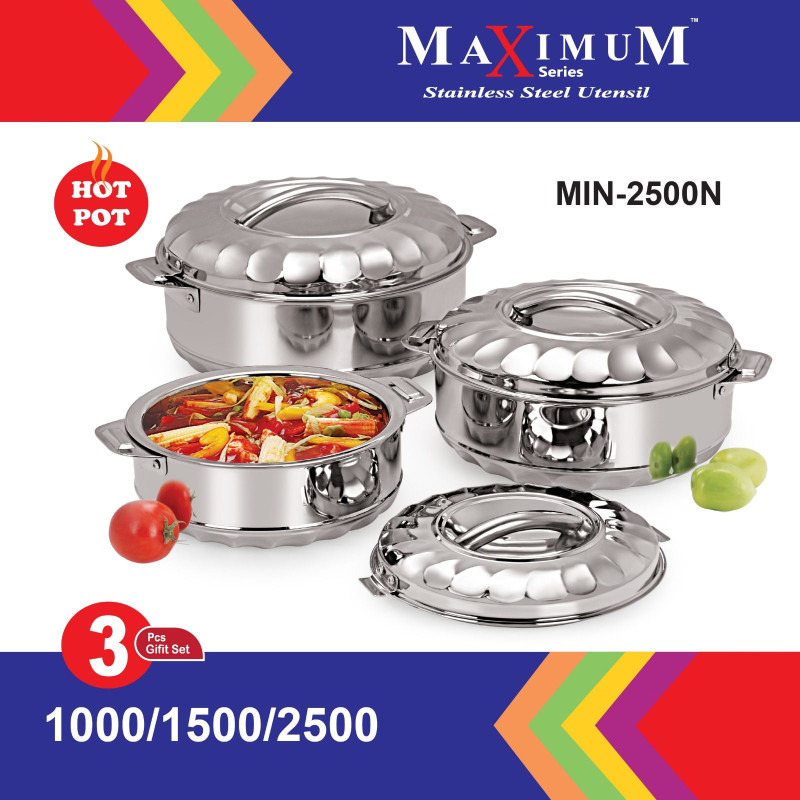 طقم حافظات طعام ستانلس ستيل