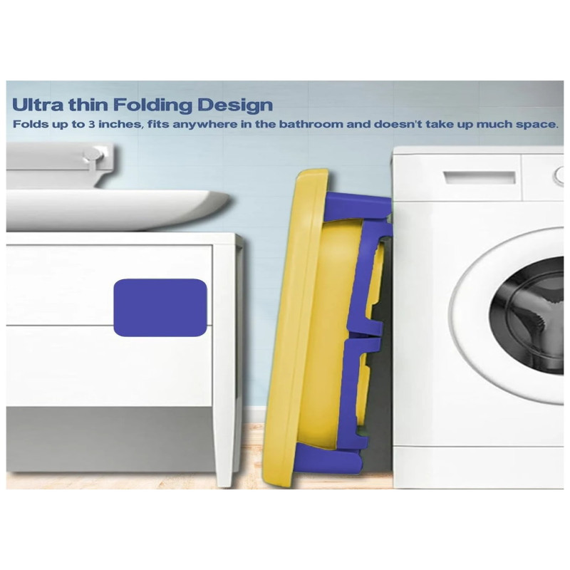 حوض استحمام للأطفال قابل للطي على شكل تمساح مع مخر...