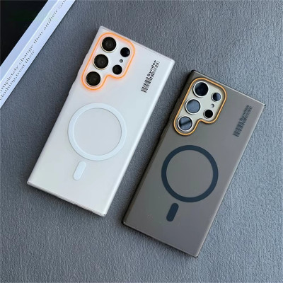 غلاف حماية شفاف مطفي مغناطيسي MagSafe متوافق مع Sa...