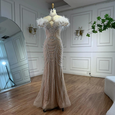 فستان سهرة بحورية البحر عربي عاري مخصص من SERENE H...