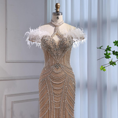 فستان سهرة بحورية البحر عربي عاري مخصص من SERENE H...