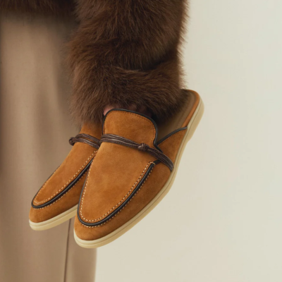 مصمم فاخر الشرق الأوسط شرابة الجلد المدبوغ أحذية ج...