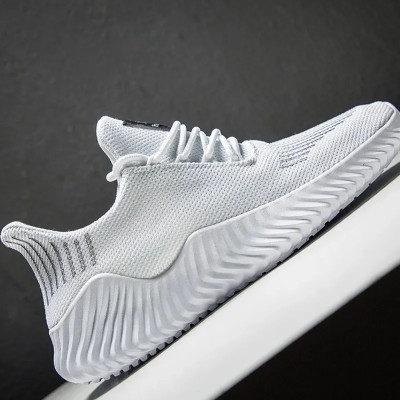 Men's Sneakers White Walking Running Shoes Men Cas...