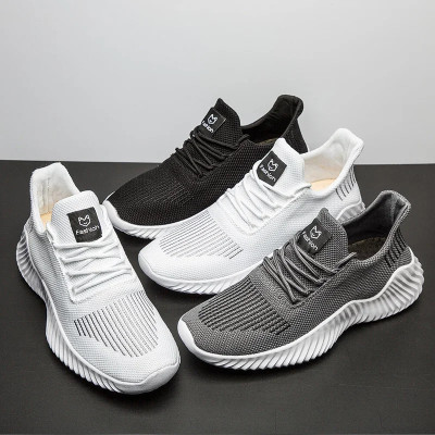 Men's Sneakers White Walking Running Shoes Men Cas...