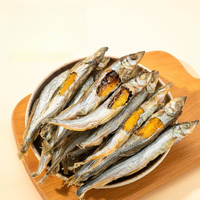 بذور أسماك كابلين المجففة بالتجميد وجبات خفيفة للح...